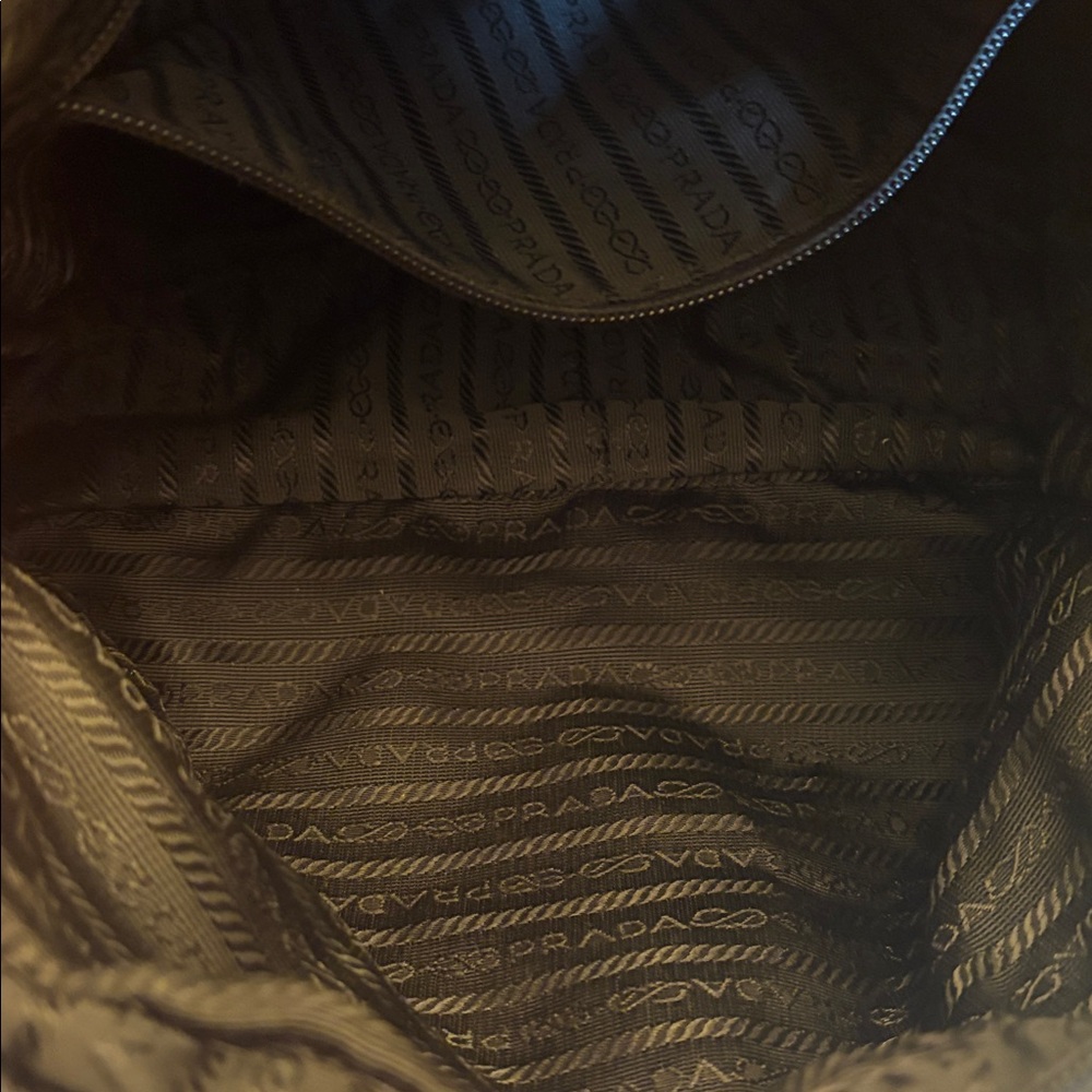 Prada Black Nylon Messenger Bag - Picture 7 of 10